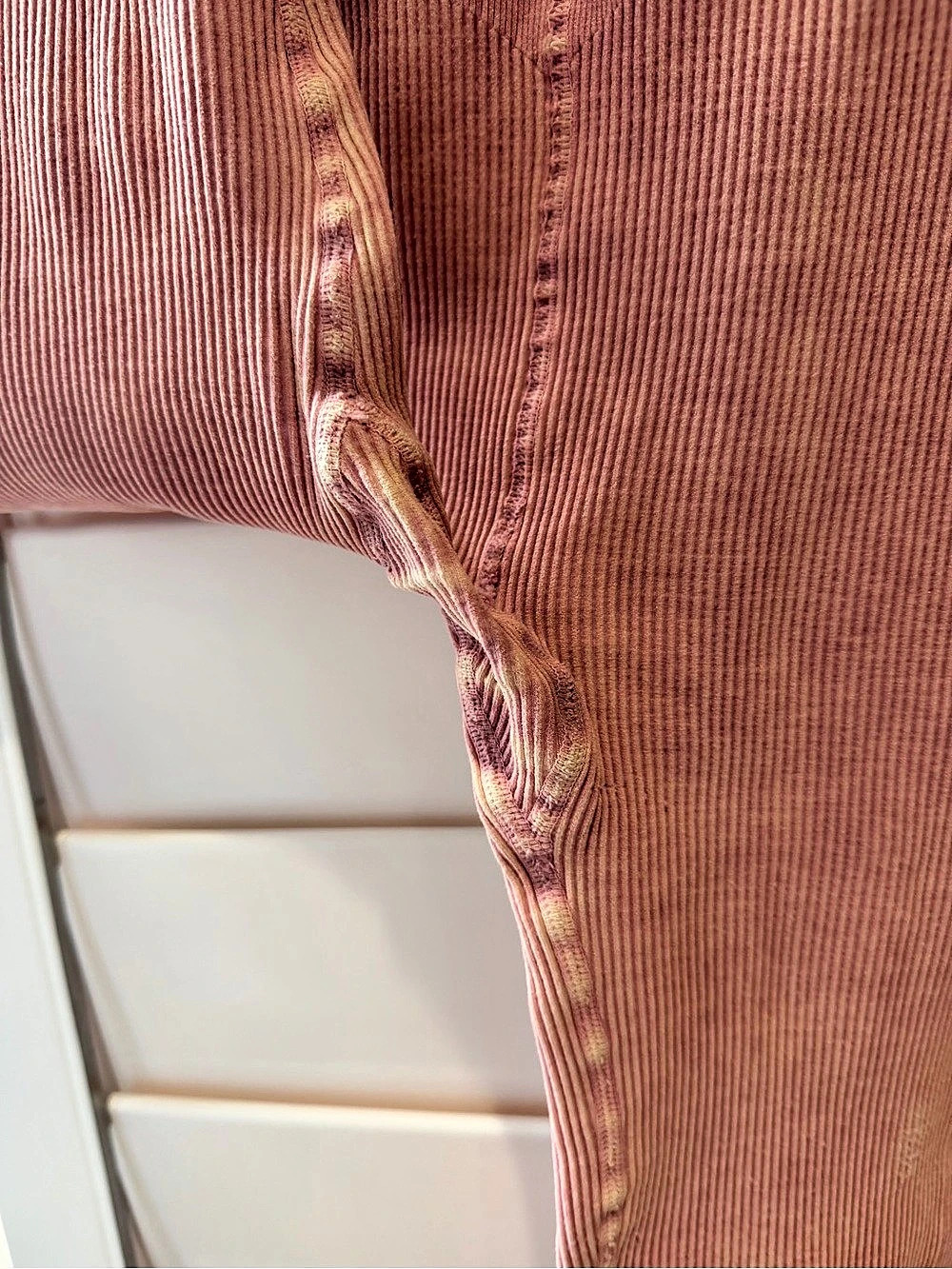 Free People Movement Good Karma Tie-Dye Leggings Pink, size small - Picture 4 of 5